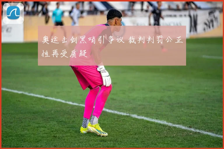 奥运击剑黑哨引争议 裁判判罚公正性再受质疑